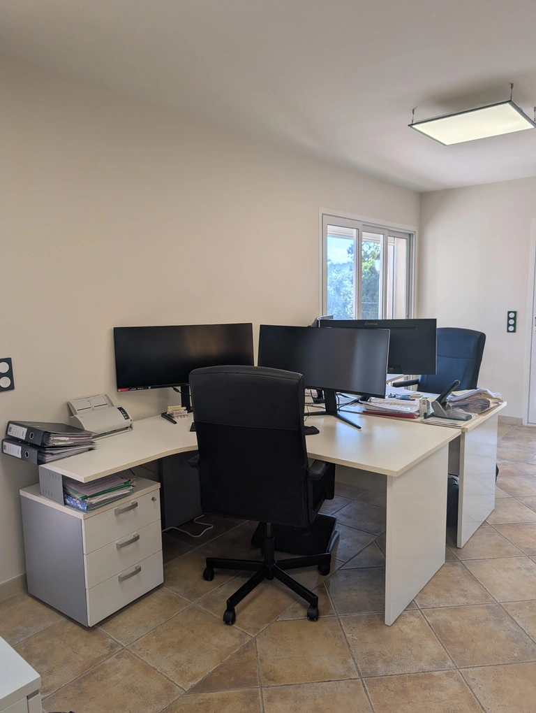 Les bureaux des collaborateurs du cabinet VSE Compta